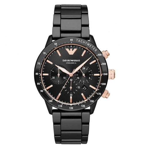 Emporio Armani AR70002 Men's Black Ceramic Watch