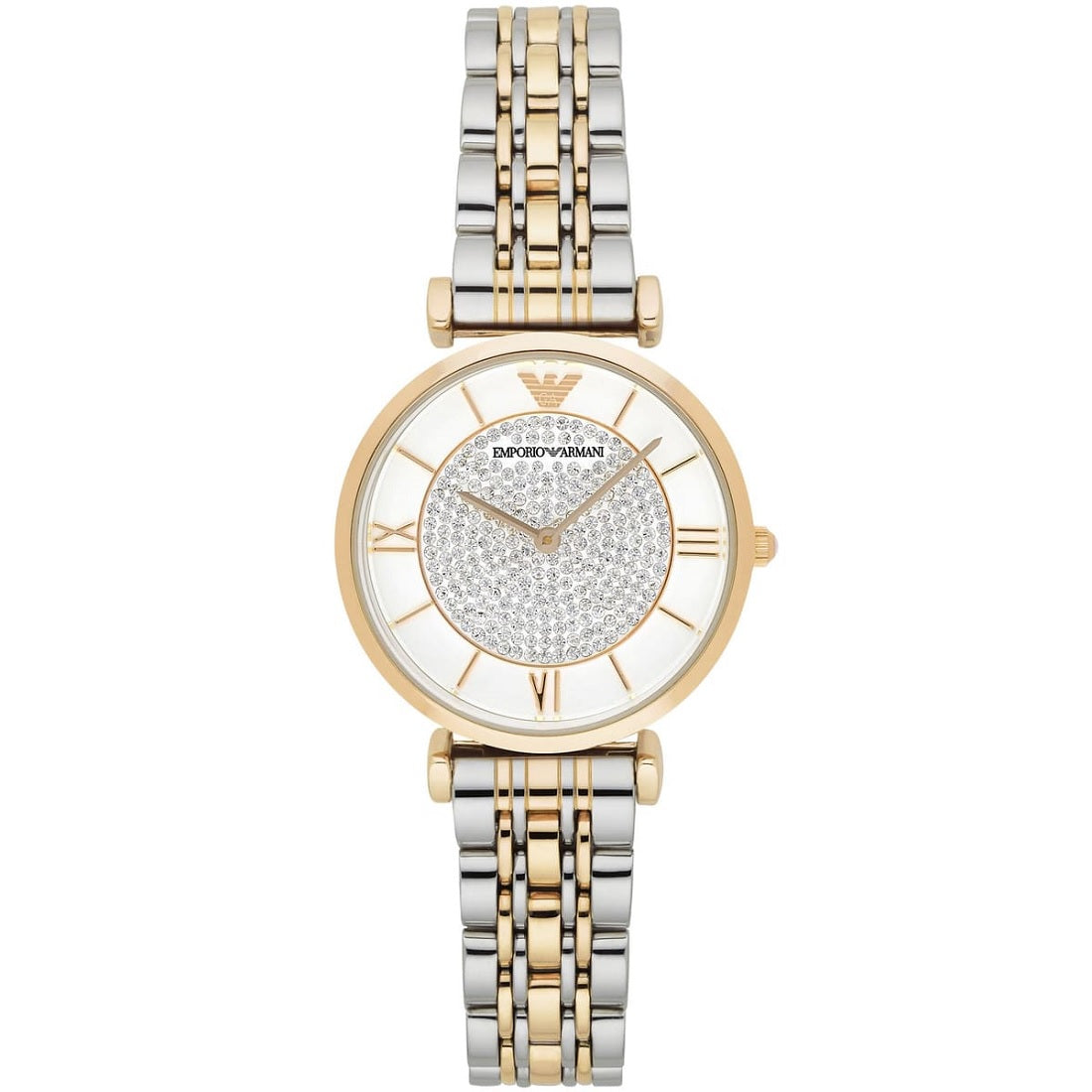 Emporio Armani AR8031 Gianni T-Bar Women's Two-Tone Watch