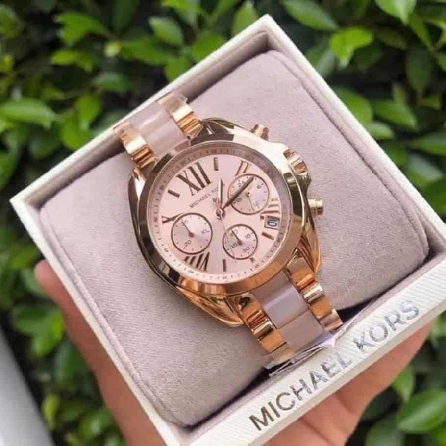 Michael Kors MK6066 Mini Bradshaw Women's Rose Gold Watch