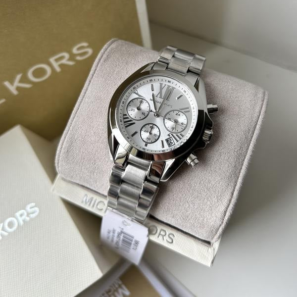 Michael Kors MK6174 Mini Bradshaw Women's Silver Watch
