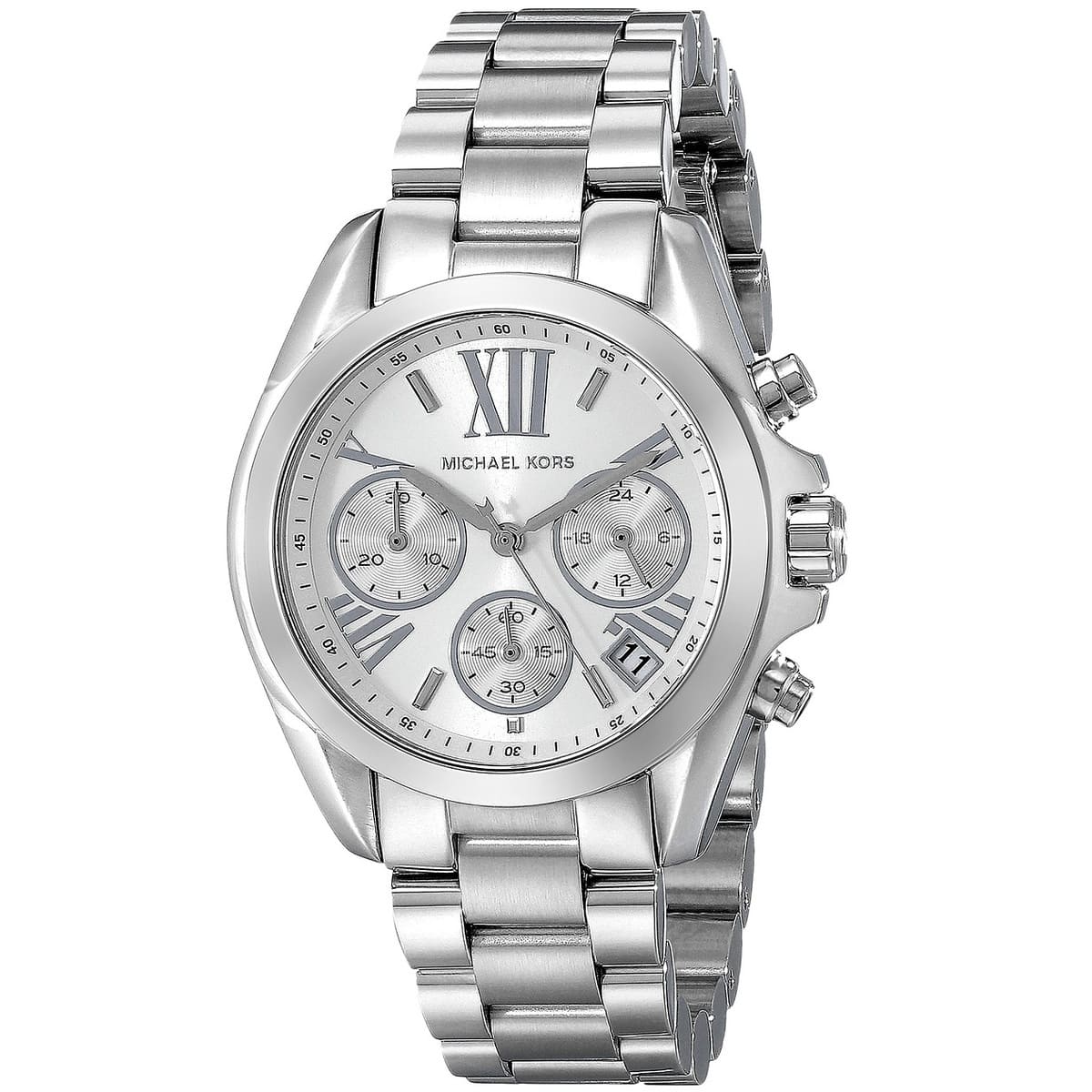 Michael Kors MK6174 Mini Bradshaw Women's Silver Watch