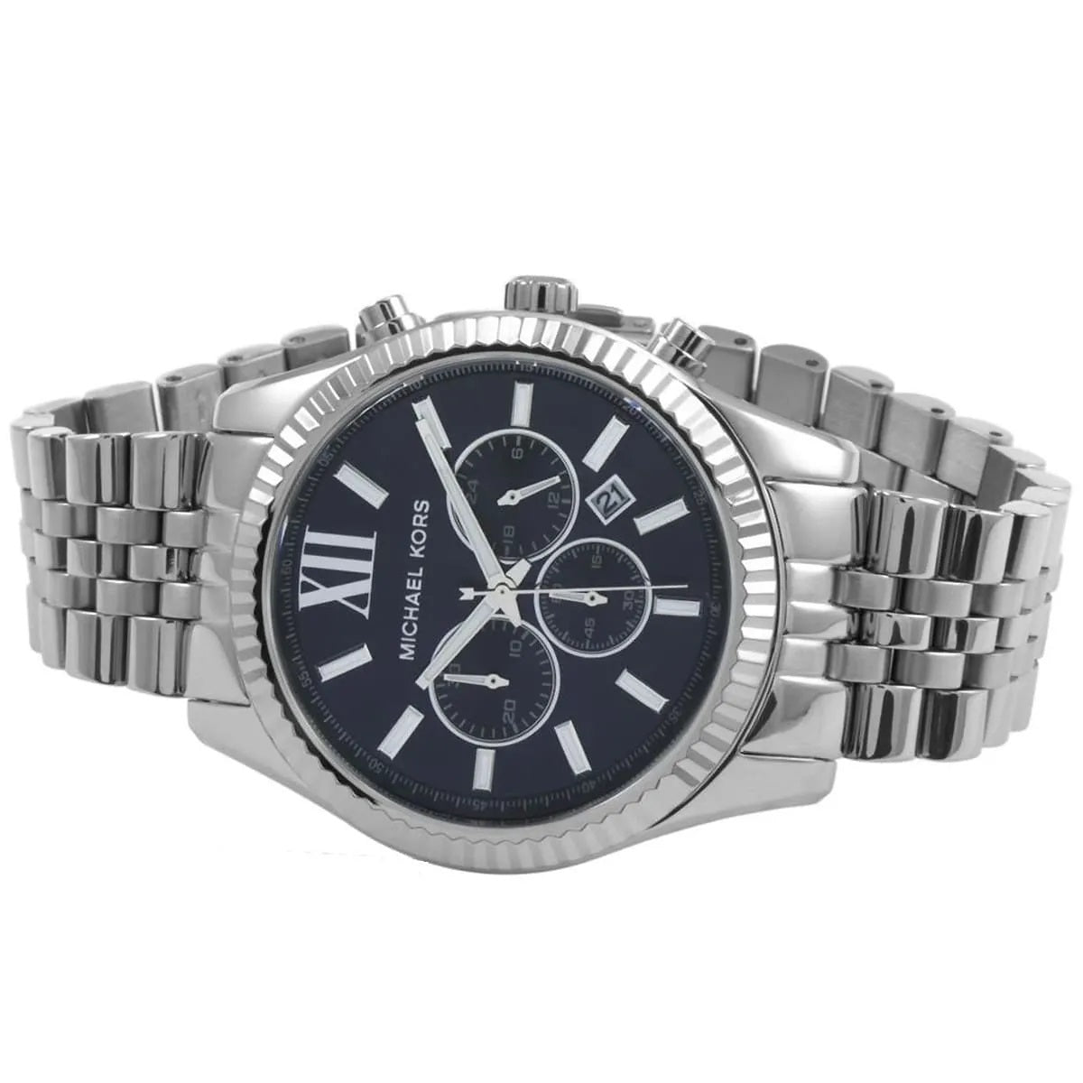 Michael Kors MK8280 Lexington Men's Silver Watch