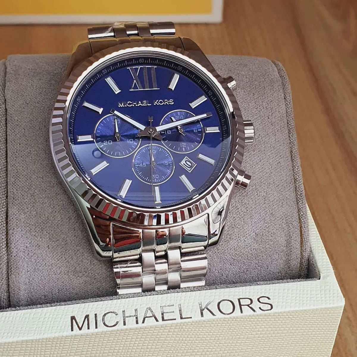 Michael Kors MK8280 Lexington Men's Silver Watch