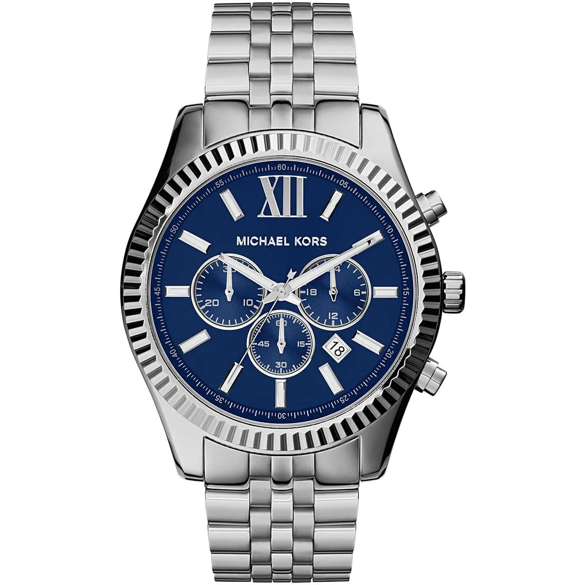 Michael Kors MK8280 Lexington Men's Silver Watch
