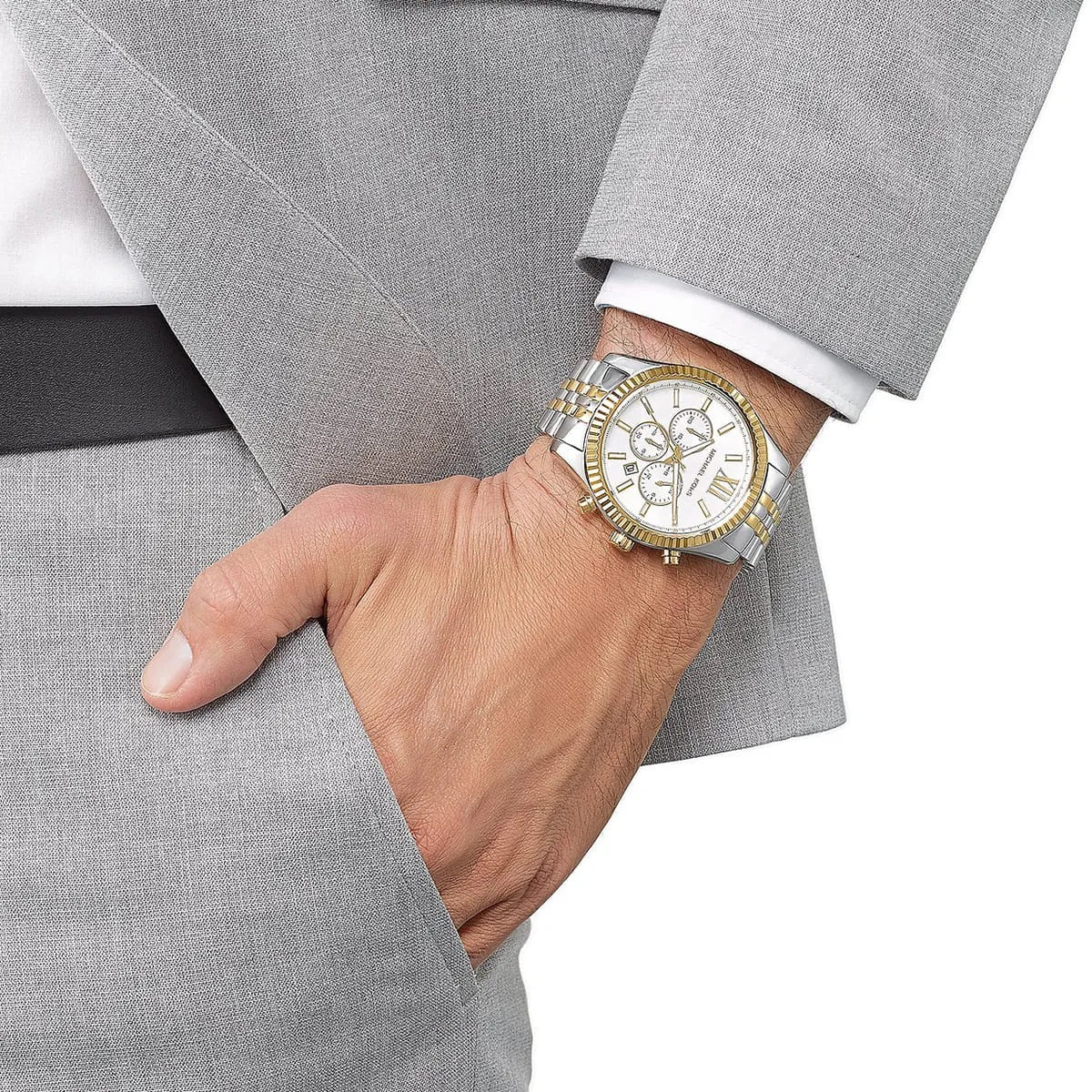 Michael Kors MK8344 Lexington Men's Two-Tone Watch