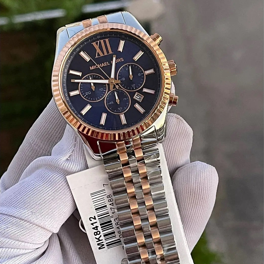 Michael Kors MK8412 Lexington Men's Two-Tone Watch