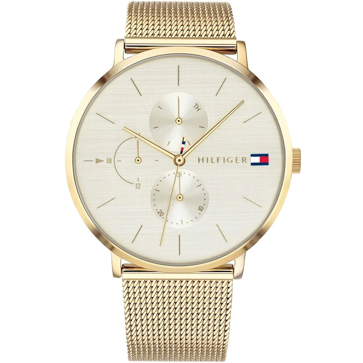Tommy Hilfiger 1781943 Jenna Women's Gold Mesh Watch