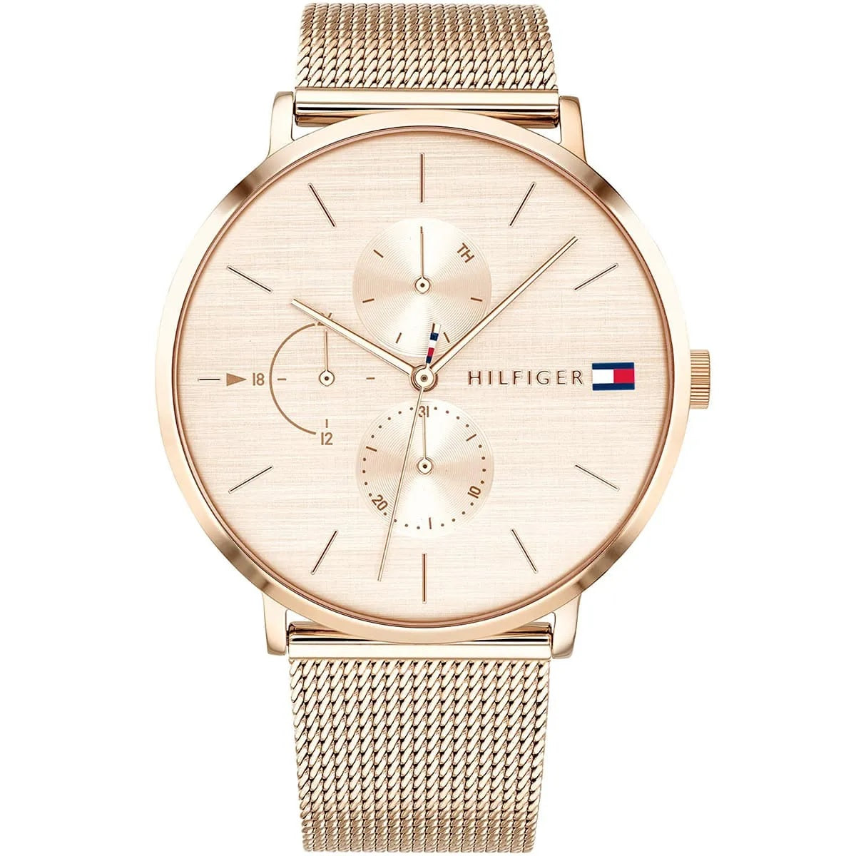 Tommy Hilfiger 1781944 Jenna Women's Rose Gold Mesh Watch