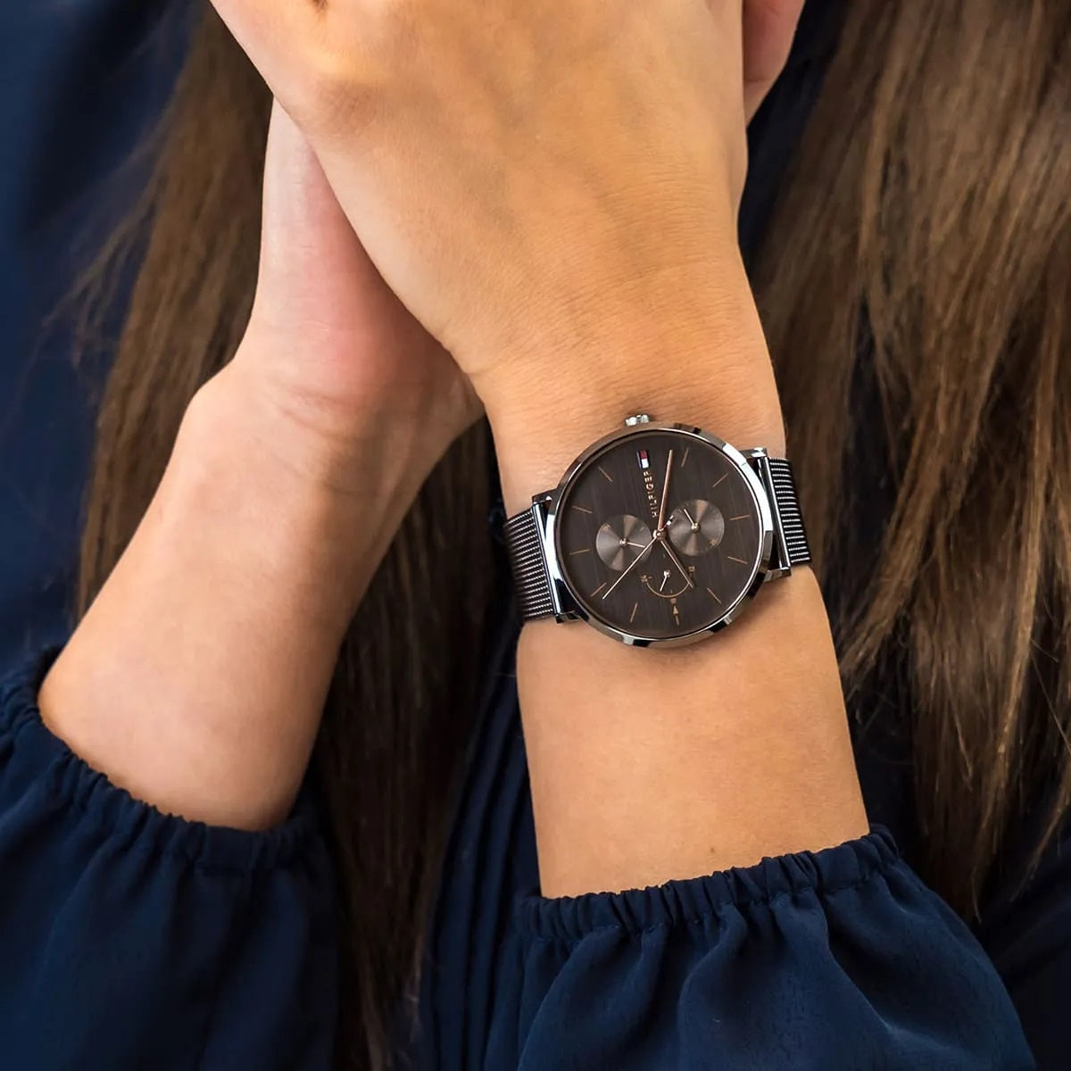 Tommy Hilfiger 1781945 Jenna Women's Grey Mesh Watch