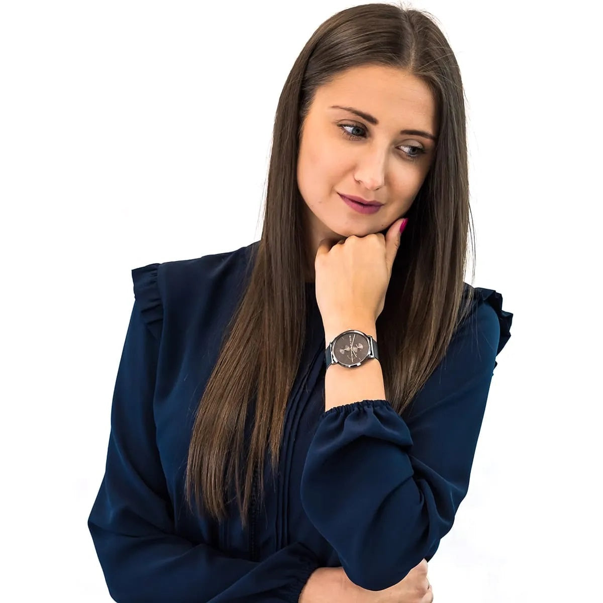 Tommy Hilfiger 1781945 Jenna Women's Grey Mesh Watch