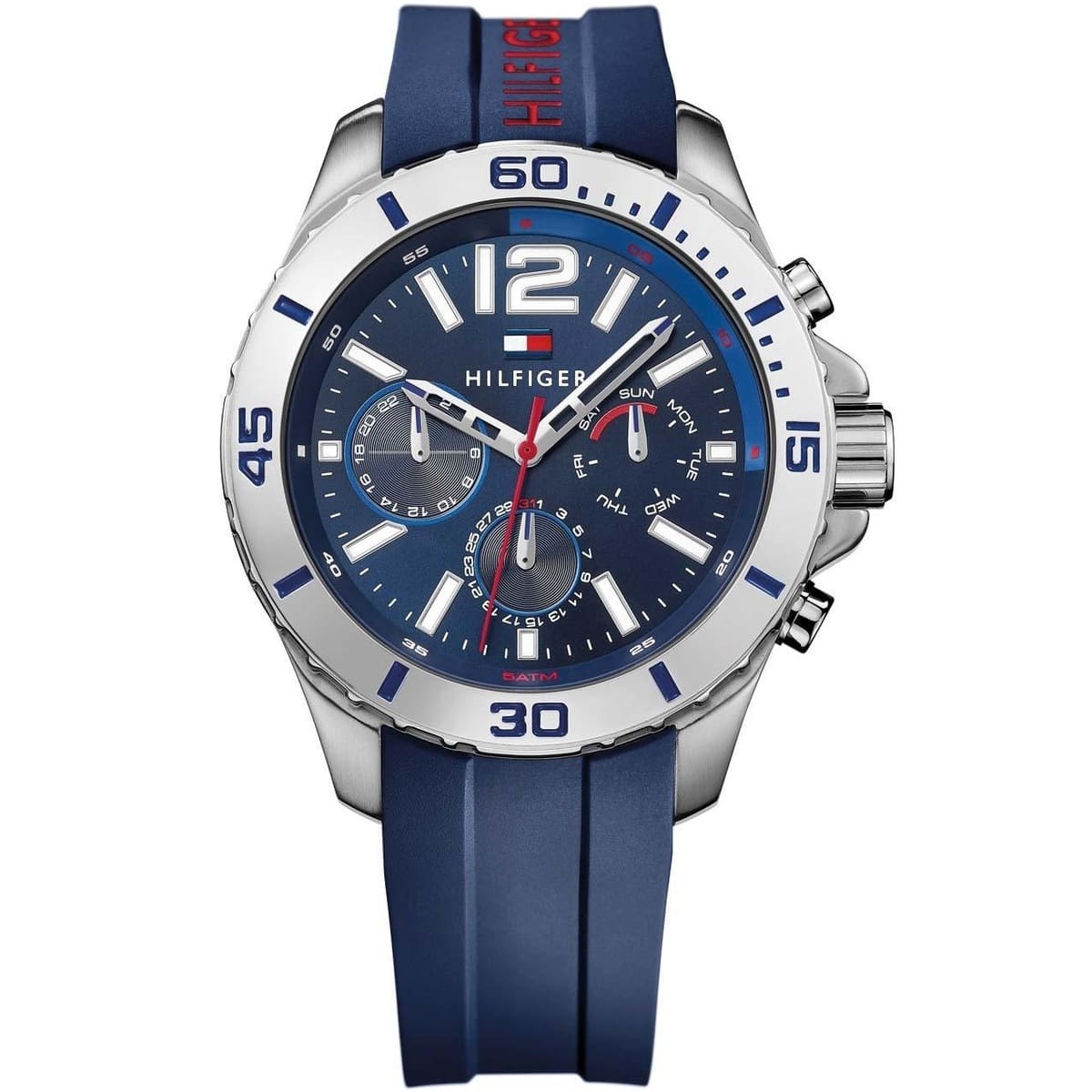 Tommy Hilfiger 1791142 Luke Men's Blue Silicone Watch