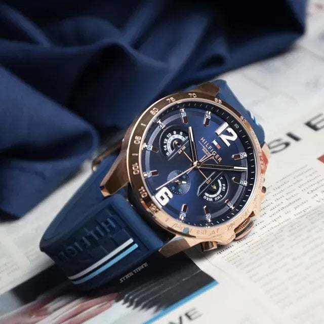 Tommy Hilfiger 1791474 Decker Men's Rose Gold Watch