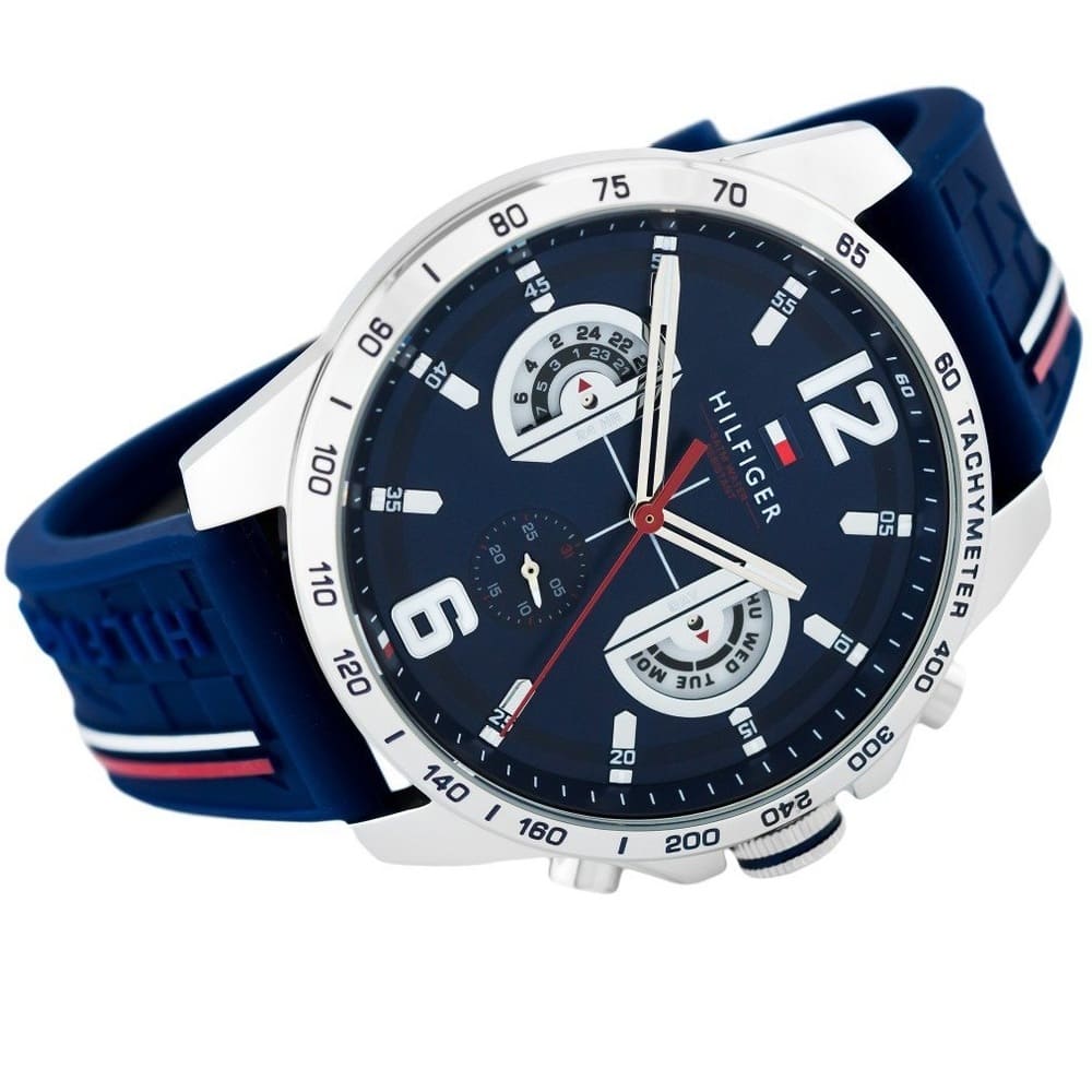 Tommy Hilfiger 1791476 Decker Men's Blue Silicone Watch