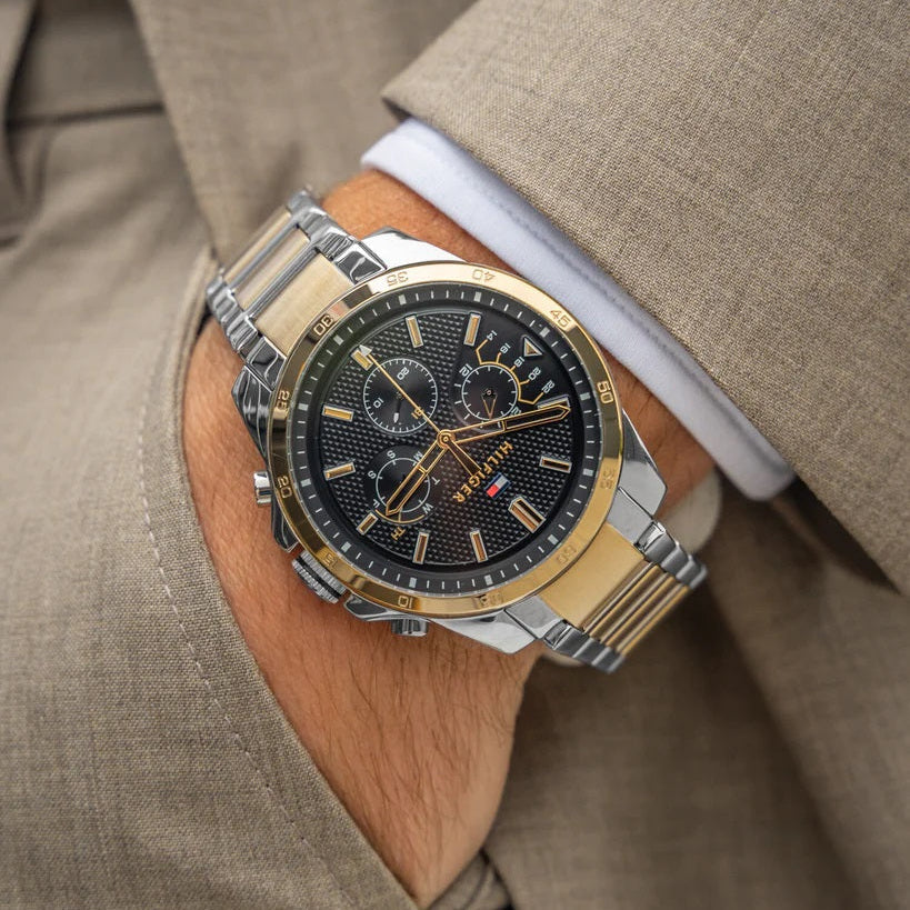 Tommy Hilfiger 1791559 Decker Men's Two-Tone Watch