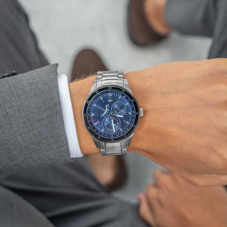 Tommy Hilfiger 1791640 Chase Men's Silver Watch