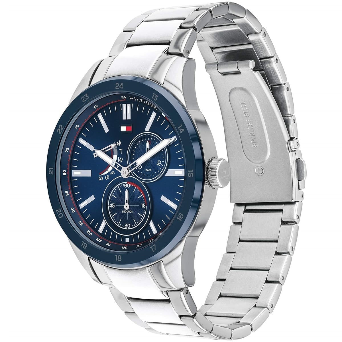 Tommy Hilfiger 1791640 Chase Men's Silver Watch