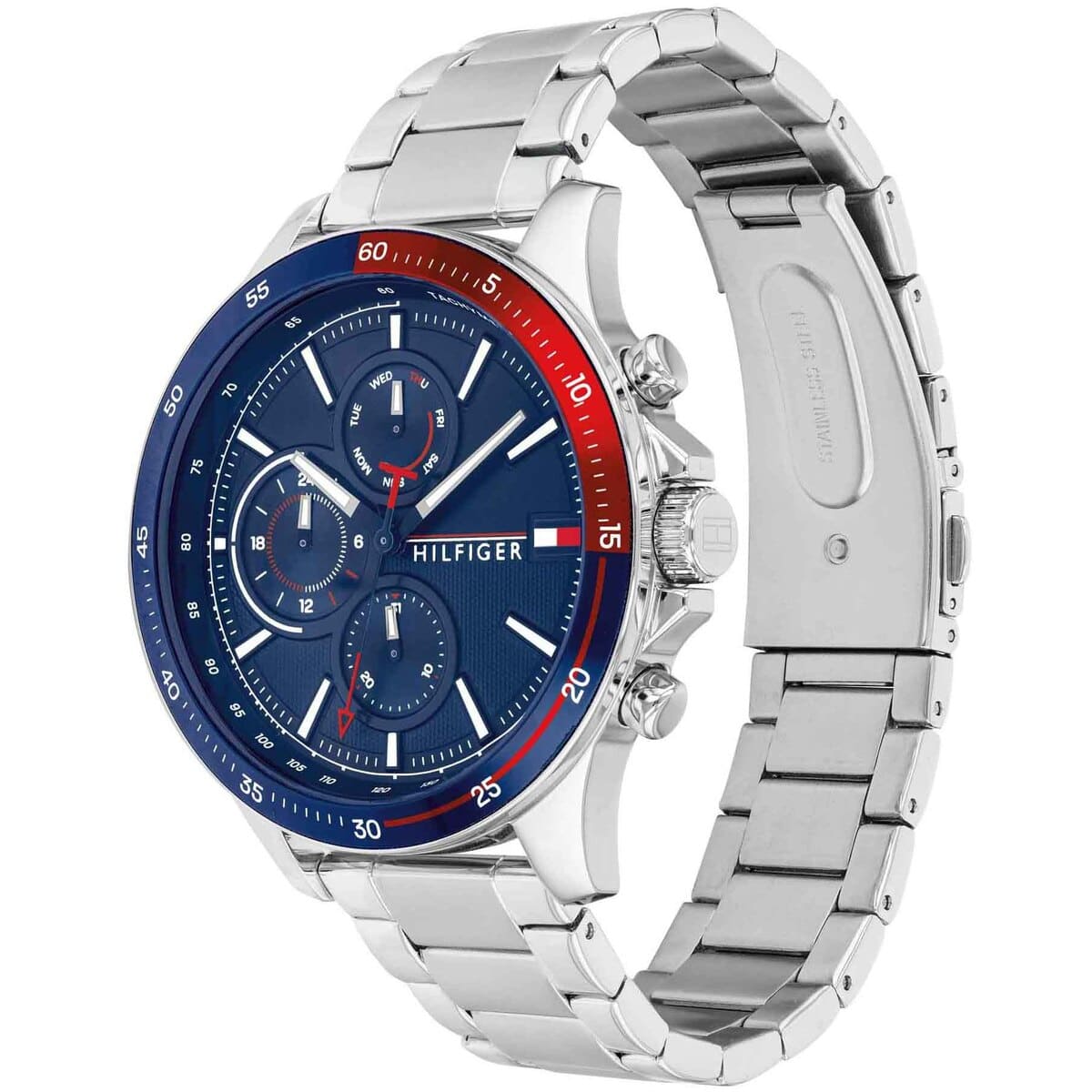 Tommy Hilfiger 1791718 Bank Men's Silver Watch